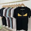 Projektant Mens T Shirts Summer Casual Fendy Tshirts Women z literą drukowania krótkich rękawów
