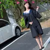 Kläderuppsättningar unisex universitetsuniform för kvinnor män högskola skola student akademisk klänning kostym examen klänning hatt setclothing