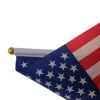 USA-Flagge, 14 cm x 21 cm, Wirbelgröße und individuell anpassbares Aktivitätsbanner mit anderen Nationalflaggen