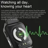 E90 Smart Watch Bluetooth Call Full Touch Woman Man Man Fitness معدل ضربات القلب مراقبة ضغط الدم ECG Sport Waterproof