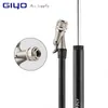 Giyo GS-02D Bomba de choque de ar de alta pressão dobrável 300psi de alta pressão com calibre de alavanca para suspensão traseira da forquilha