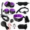 10pcs Seksowne Zestawy zabawek Plush Bondage Gear Set Cuthkuffs Games Basm Toy dla kobiet dorosłych 18 egzotycznych akcesoriów