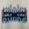 Designer de camiseta vender bem o castelo de rhude nova chegada masculino t-shirt de alta qualidade 001