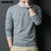 Designer de marca de moda tricotar suéter de suéter masculino letra imprimida slim fit Autum Winter Navy Jumper Men Roupos 220817