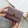 Portfele damskie portfel Krótki kobiecy moneta torebka uchwyt Karta Panie Mała kobieta Hasp Mini Clutch Girl Money Bagwallety