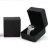 Mode PU lederen horloge dozen polshorloge cadeau verpakking case sieraden armband opslag houder display cases 6 kleuren