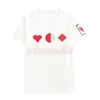 Fashion Mens T Shirts Personlighet Color Clover Print Tees Womens High Street Short Sleeve Kläder Asiatisk Storlek S-2XL