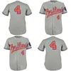 Xflsp GlaA3740 Portland Beavers 1968 Road Jersey 100% Cousu Broderie Vintage Baseball Maillots Personnalisé