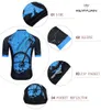 Keyiyuan Retro Cykling Jersey Men Pro Team MTB Cycle Kläder Topp 2022 Sommar Kortärmad Mountain Bike Sweat Shirt Andas