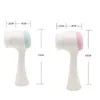 Double Sides Multifunctional Silicone Facial Cleansing Brush Portable Size 3D Face Cleaning Massage Tools Face-Brush