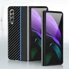 Carbon Fiber Cases For Samsung Galaxy Z Fold 2 3 Fold3 Case Protective Hard Back Cover240s87040072760890