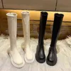 Women Brand Knee High Riding Boots الخريف الشتاء أنثى السيدات أحذية الفروسية أحذية Zapatillas Mujer Botas de Mujer Y220707