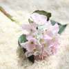 Ghirlande di fiori decorativi 15 cm Fiore artificiale Ortensia Simulazione Ramo corto Pianta che organizza Matrimonio San Valentino FlowerDeco