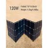 Solgenerator med solpanel 120W SP120 inkluderade 500Wh Portable Power Station med 2x120V AC Outlets Batterispack för campingresa Hemma hem