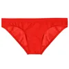 Onderbroek Mannen Ondergoed Ijs Zijde Effen Kleur Slips Sexy Transparante Zijdeachtige Sneldrogende U Ardennen Pouch Slipje Lage Taille mannelijke CuecaUnderpants