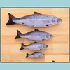 ألعاب Cat Supplies Pet Home Garden Plush Catnip Fish Toy لمضغ Mint Pillow Scratfer Board Post 3 Size Drop Droviour 2021 Zvhwa