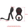 Nxy Cockrings Wireless Remote Control Cock Ring Vibrator 7 Mode Double Rings Penis Harder Enhancer Clitoris Stimulation Couple Sex Toy for Men 220505