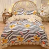ly Bettwäsche im pastoralen Stil für Frühling und Sommer, bequeme Bettdecke aus hochwertiger Baumwolle mit weicher Textur, Bettdecke, Bettbezug