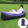 Nieuw Ontwerp Snelle Opblaasbare Lounger Hangmat Air Sofa Luie Slaapzak Camping Beach Bed Air Hangmat voor Strand Reizen Camping Picknicks