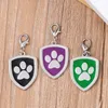 Tag de cachorro personalizada cães de estimação colar gatos de cachorro colarinhos tags tags acessórios de animais de estimação de metal inoxidável para gato pequeno gato de cachorro Petshop