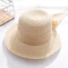 Szerokie brzegowe czapki moda płaska czapka na rowerze podróżne koartyzowanie korektorów wstążka bowbon plaż