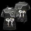 T-shirts pour hommes Karaté Sports 3D imprimé mode été Harajuku T-shirt unisexe haut col rond manches courtes goutte Style-K20