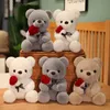 2022 new High Quality Advertisement rose teddy bear doll plush toy hug panda doll give girlfriend Tanabata Valentine's Day gift