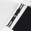 Skórzany pusty wąski talię 14 mm Ultra Fine Straps Band Fit Iwatch Series 7 6 SE 5 4 3 na zegarek Apple 41 42 44 45 mm
