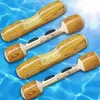 Summer Outdoor Beach Pool Gonfiabile Nuoto Anelli Donna uomo Double Beat Swim Log Stick Set Ring Pool sport acquatici