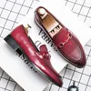 Scarpe da uomo Mocassini Moda Pelle PU Solido Punta tonda Tacchi piatti Classico Ufficio Professionale Comodo Slip on Casual DH838