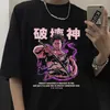 Herren-T-Shirts Japaner Anime Schwarzer Klee Yami Sukehiro T-Shirt Sommertife Harajuku Vintage T-Shirt Unisex Mode Männer Kausale Tees Kleidung