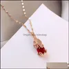 Anhänger Halsketten Anhänger Schmuck koreanische Mode Kurz Halskette Damen Net rot Farbe 18K Roségold Titanstahlkette DHRBH