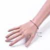 Link Chain Kissitty 2Pcs/Set Adjustable Electroplate Glass Braided Bead Bracelets Nylon Thread Bangle Jewelry For WomenLink