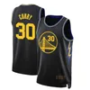 Vintage Stephen 30 Curry City Basketball Jersey 33 Wiseman Klay 11 Thompson sem mangas Blue White Sports Jerseys