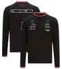 2023 New F1 Racing T-Shirt Te-Shirt Te-Shirt Long Sleeve Stirt بالإضافة إلى قميص مشجعي الرجال الحجم