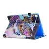 Papillon Feuilles Étuis En Cuir Pour Ipad Mini 6 1 2 3 4 5 7.9 8.3 pouces Mode Animal Chat Loup Élégant Flamingo Porte-monnaie Titulaire Flip Cover Antichoc Tablet Book Pouch Sacs