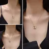 Подвесные ожерелья мода изящное женское ожерелье по кругу для женщин