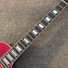 Chitarra elettrica con tastiera in palissandro, hardware cromato, colore Cherry burst, un pezzo di pickup, chitarra con corpo in mogano massiccio