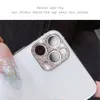 Diamantkamerafilm för iPhone 13 Pro Max 7 8 Plus Glitter Crystal Lens Protector Cover