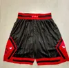 Air Basketball Shorts 2021Chicagobulls Teams Salute broderad av fin tyg