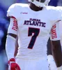 Custom Ncaa Florida Atlantic Owls FAU Maglia da calcio N'Kosi Perry Nick Tronti Johnny Ford Malcolm Davidson James Charles LaJohntay Wester