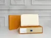 高品質のシングルホルダー財布ジッパーカードとコインメンズレザーカード小さな女性ラムスキンウォレット付きボックスケース