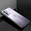 Luxury Plating Frame Soft TPU Telefonfodral för OnePlus 9 8 Pro Transparent Back Cover 9R 8T Clear