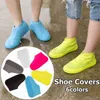 1Pair herbruikbare waterdichte regenschoenen Covers SlipResistent Rubber Rain Boot Overshoes Outdoor Walking Shoes Accessoires Dropship 220713