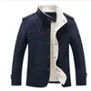 Men's Wool & Blends Men's Men Woolen Fashion Winter Jacket Fleece Lined Overcoat Male Coat Peacoat Sobretudo Masculino1 T220810