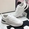 Mode Top Designer Shoes Real Leather Handmade Canvas Multicolor Gradient Technical Sneakers Women Famous Shoe Trainers av Brand11