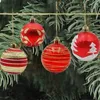 60mm julgran dekor boll presenter fest hängande prydnadsdekorationer för heminredning 12 pcsset y201020