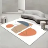 Tapetes de carpetes modernos para mesas de café da sala de estar tapetes simples mesa de jantar tapa fofa decoração menina decoração de quarto washablecarpetscarpets