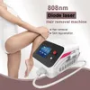 Professionell bärbar diodlaserhårborttagningsmaskin 808 Utmärkt effektiv smärtfri permanent borttagningsutrustning för mörk hud