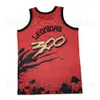 Man Filmfilm 300 King Leonidas van Sparta Jerseys Basketball Hip Hop Ademende Team Color Red Pure Cotton For Sport Fans Hiphop Hiphop High School Uitstekende kwaliteit te koop